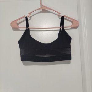 Lounge Intimates Black mesh bra - XS